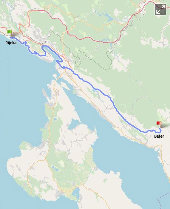 Show on map 05 Rijeka - Bater